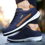 Leather Men Shoes Sneakers Trend Casual Shoe Italian Breathable Leisure - Image 4