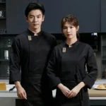 Professional Chef Work Clothes Catering Cooking Clothes Tops Restaurant Uniform Kitchen Shirt - Image 3