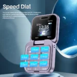 Foldable Mini Mobile Phone Speed Dial 1.77'' Display Dual SIM Cellphone - Image 4