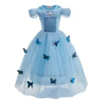 Elsa Anna Kid Princess Girls Dress Rapunzal Kids Cosplay Halloween Vestidos Children Costume - Image 2