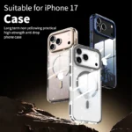 Luxury PE Striped Border For Magsafe Magnetic Wireless Charge Phone Case For iPhone - Image 6