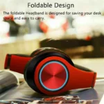 Bluetooth Headphones RGB Lighting Noise Cancellation Foldable Headsets - Image 6
