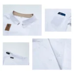 Unisex Chef Jacket Summer Kitchen Shirts Hotel Restaurant Waiter Uniforms Bakery Clothes - Image 6