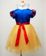 Snow White Princess Dress Up Kids Girls Halloween Costume With Cape - Image 5