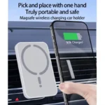 Magnetic Wireless Car Charger Air Vent Clip Phone Holder For Magsafe iPhone - Image 4