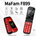 Senior Flip Dual Display Mobile Phone Flashlight FM Radio Push Button SOS Call