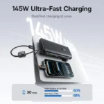 Baseus 145W Power Bank 25000mAh Fast Charging Built-In Type-C Cable - Image 2