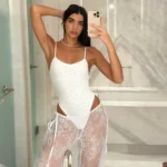 Diamond One Piece Swimsuit With Lace Pants Sexy Bikini Women Swimwear - Image 5