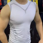 Mans Compression Tank Top Men Gym Shirt Sleeveless Quick Dry Sportswear Male - Image 2