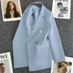 Women Suit Blazer Elegant Coat 2025 Spring Autumn Fashion Korean Blazer Luxury - Image 2