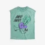 Spring/Summer BC26 New Children's Cotton Printed Sleeveless T-shirt for Boys and Girls - Image 3