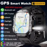 2025 New SmartWatch Men Militray Outdoor GPS Sport Watches