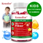 Kids Multivitamin Gummies with Vitamins A/C/D3 & Zinc - Immunity, Brain & Growth Support