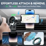 Car Magnetic Phone Bracket Holder For VW Golf MK7 R GTI 2015-2020 Accessories Adjustable - Image 5