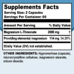 Magnesium L Threonate - Focus and Memory Enhancer, Supports Nerve Function - Image 2