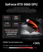 FIREBAT Huan 16 Pro AMD Ryzen 7 H 255 RTX 5060 DDR5 16GB RAM Screen gaming laptop - Image 3