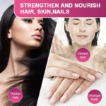Powerful Hydrolyzed Collagen Capsules with Hyaluronic Acid Antioxidant Skin Hair Nails Health - Image 6