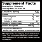 Creatine Monohydrate Gummies - Boost Energy, Build Muscle Mass, and Improve Athletic Performance - Image 2