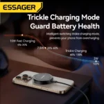 Essager Magnetic Wireless Charger With Holder 15W Fast Charging For iPhone16 15 14 13Pro Max - Image 6