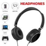 3.5mm/Type-C Wired Headphones Noise Cancelling Business Over Ear Headset