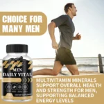 Men's Daily Multivitamin & Mineral Supplement, 22 Essential Nutrients, Supports Energy - Image 2