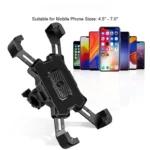 Universal 360° Rotatable Non-Slip Bicycle Phone Holder Adjustable Stand