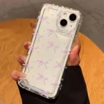 Cute Pink Heart Bow Phone Case for IPhone 17 16 15 14 13 12 11 Pro Max 13 12 Mini 17Air - Image 5