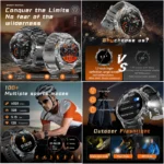 T-Rex 3 Military Grade 1000mAh Battery Smart Watch - Image 3