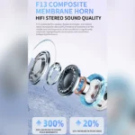 UEESFIT TWS Wireless Bluetooth Earphones Active Noise Cancelling - Image 4