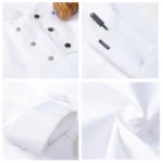 Food service Kitchen Cooking Costume Pizzaiolo Chef Uniform Restaurant Cook Jackets - Image 6
