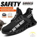 Safety Shoes Men For Work Sneakers Women Men Steel Toe Work Shoes - Image 2
