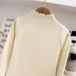 Children Clothing New Girls Base Shirt  Long Sleeved T-shirt - Image 3