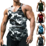 Clearance_Men's Thin Camouflage Sleeveless Vintage Sports Fitness Training Vest - Image 2