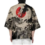 Summer Japanese Anime Dragon Pattern Cosplay Adult Traditional Cardigan - Image 5