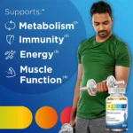 Men's Multivitamin Capsules - 12-in-1 Vitamin & Mineral Blend, Energy Immunity & Muscle Support - Image 6