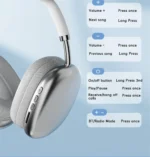2026 Bluetooth Over Ear Headphones Wireless, HiFi Stereo Sound, 12 Hours Playtime, Dual Device Pairing - Image 5