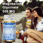 Magnesium Glycinate Capsules 500mg with Zinc,Vitamin D3 B6 Brain, Memory, Focus, Sleep - Image 2