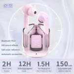 Original T2 Wireless Bluetooth Earphone Transparent HIFI Headphones Sound Earphones - Image 3