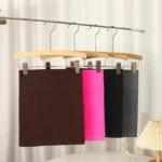 1Pcs Spring Summer New High Waist Elastic Business Women's Mini Skirt Black - Image 3