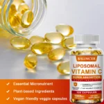 Liposomal Vitamin C Supplement - Easily Absorbed, Fat-Soluble Vitamin C, Antioxidant
