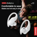 Lenovo LP75 Sports Wireless Earphones with Mics,Button Control - Image 5