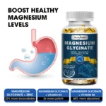Alxfresh Magnesium Glycinate 500mg Capsule Zinc Vitamin D3 B6 for Muscle, Joint, Nerve Sleep Quality - Image 2