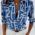 Elegant Women Blouse 2023 Spring and Autumn Temperament Top Long Sleeve