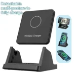 Desktop Removable Wireless Charger Vertical Holder Stand For iPhone - Image 2