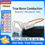 Choice Lenovo S102 Wireless Bone Conduction IPX6 Waterproof Sports Earbuds