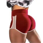 High Waist Sport Shorts Quick-Drying Side Hollow Out Slim Fit Short - Image 3