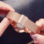 HANNAH MARTIN Brand Quality Stainless Steel Japan Quartz Movement Waterproof Women Watch - Image 2
