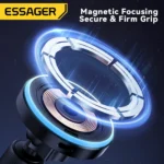 Essager Magnetic Wireless Charger Car Phone Holder 15W RGB Seven Color Light Fast Charging Mount Stand - Image 3