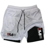 Men's Two-in-one Sports Shorts Breathable Casual Quick-drying Double-layer Shorts - Image 5