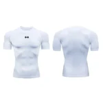 Compression T-shirt men's summer sportswear running T-shirt - Image 3